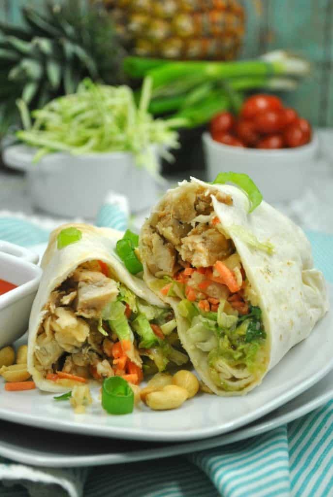 Weight Watchers Thai Chicken Wrap recipe