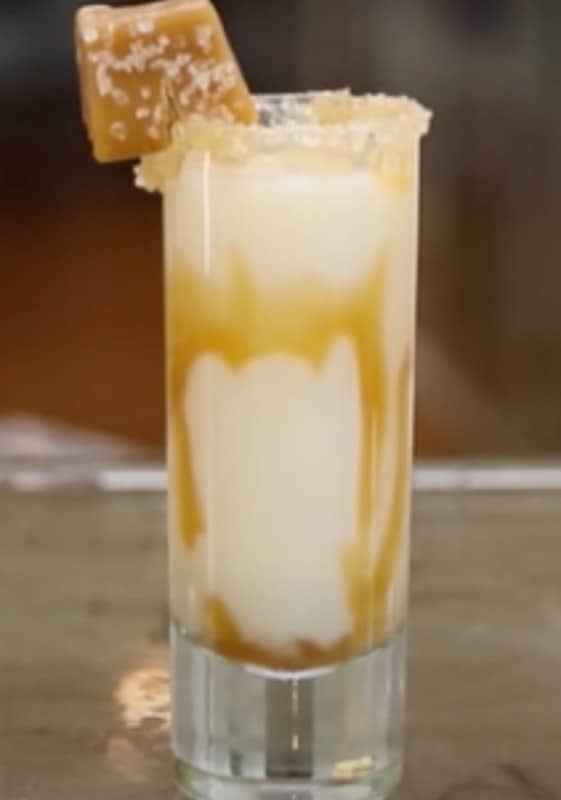 caramel shooters with rumchata.