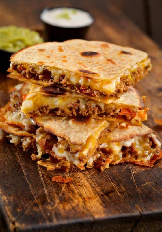 Slow Cooker Chipotle Steak Quesadillas. An easy 5 de Mayo recipe that you can make in your crockpot.