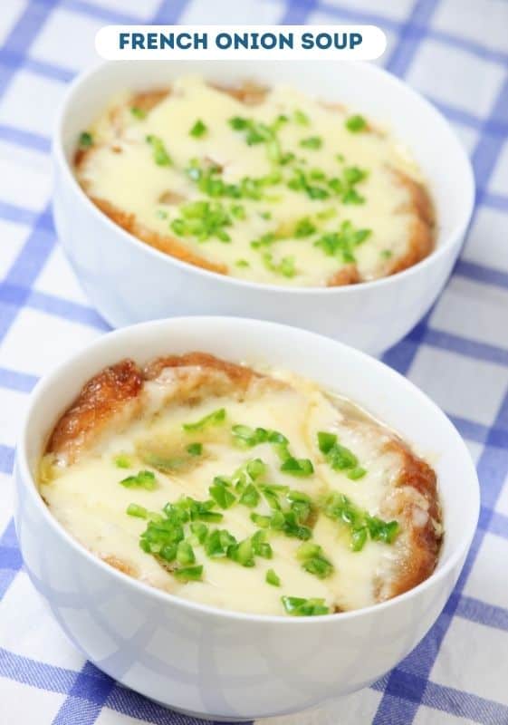French onion soup. Saturday dinner ideas