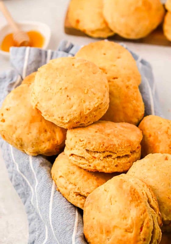 Sweet potato biscuits.