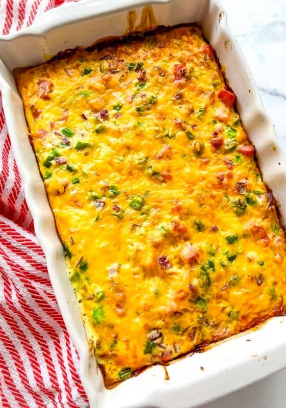Ham and Tater Tot Casserole.