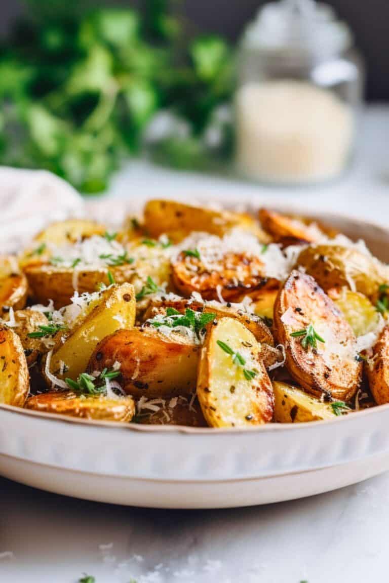 Parmesan Garlic Roasted Potatoes - BeCentsational