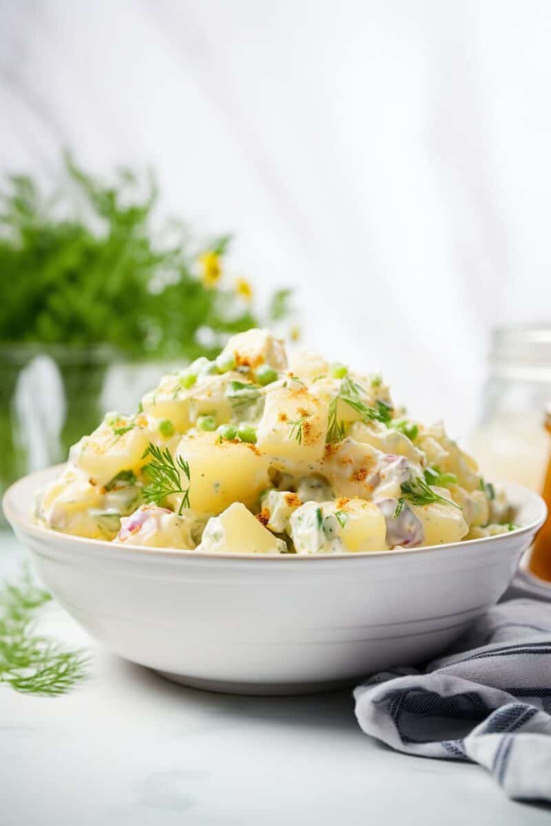Homemade Southern Potato Salad, a staple for BBQs and celebrations.
