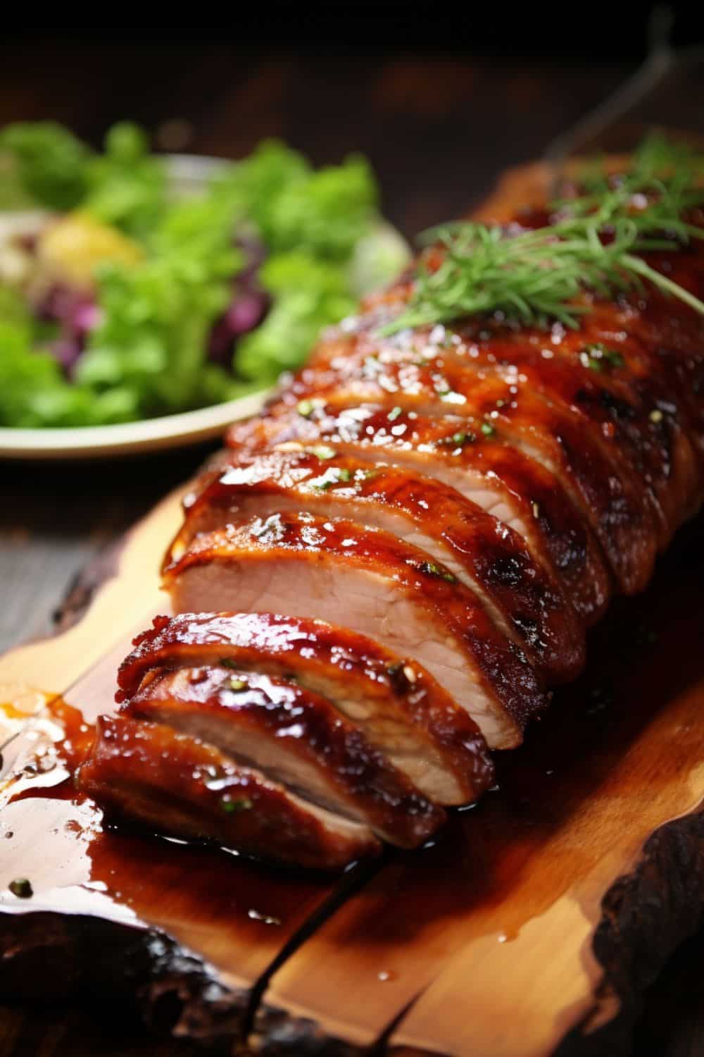 Brown Sugar Dijon Glazed Pork Loin - BeCentsational