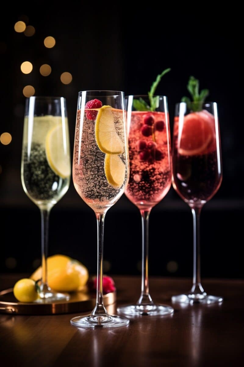 Showcase of the Best Champagne cocktails.