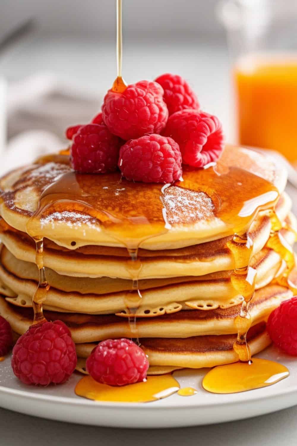 Beautiful Raspberry Pancakes Raspberry Pancakes - BeCentsational