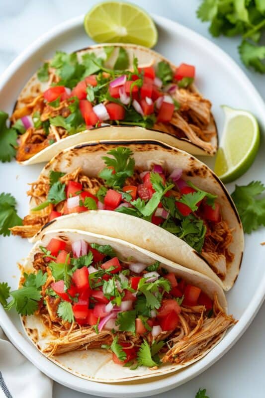 Shredded Chicken Tacos - BeCentsational