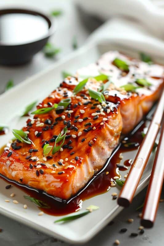 Teriyaki Salmon - BeCentsational