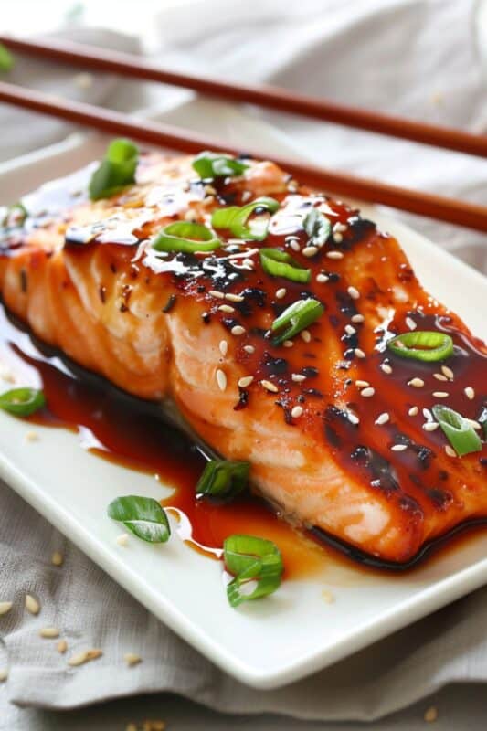 Teriyaki Salmon - BeCentsational