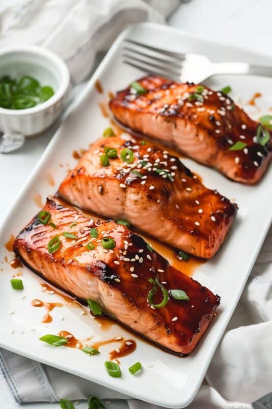 Teriyaki Salmon - BeCentsational