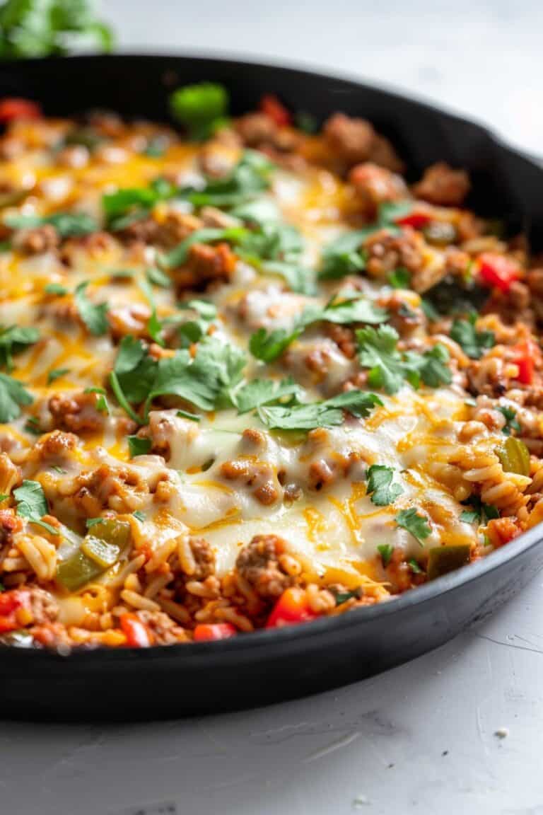 Ground Turkey and Rice Skillet - BeCentsational