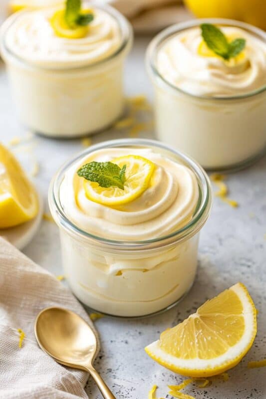 Easy Lemon Mousse Recipe - BeCentsational