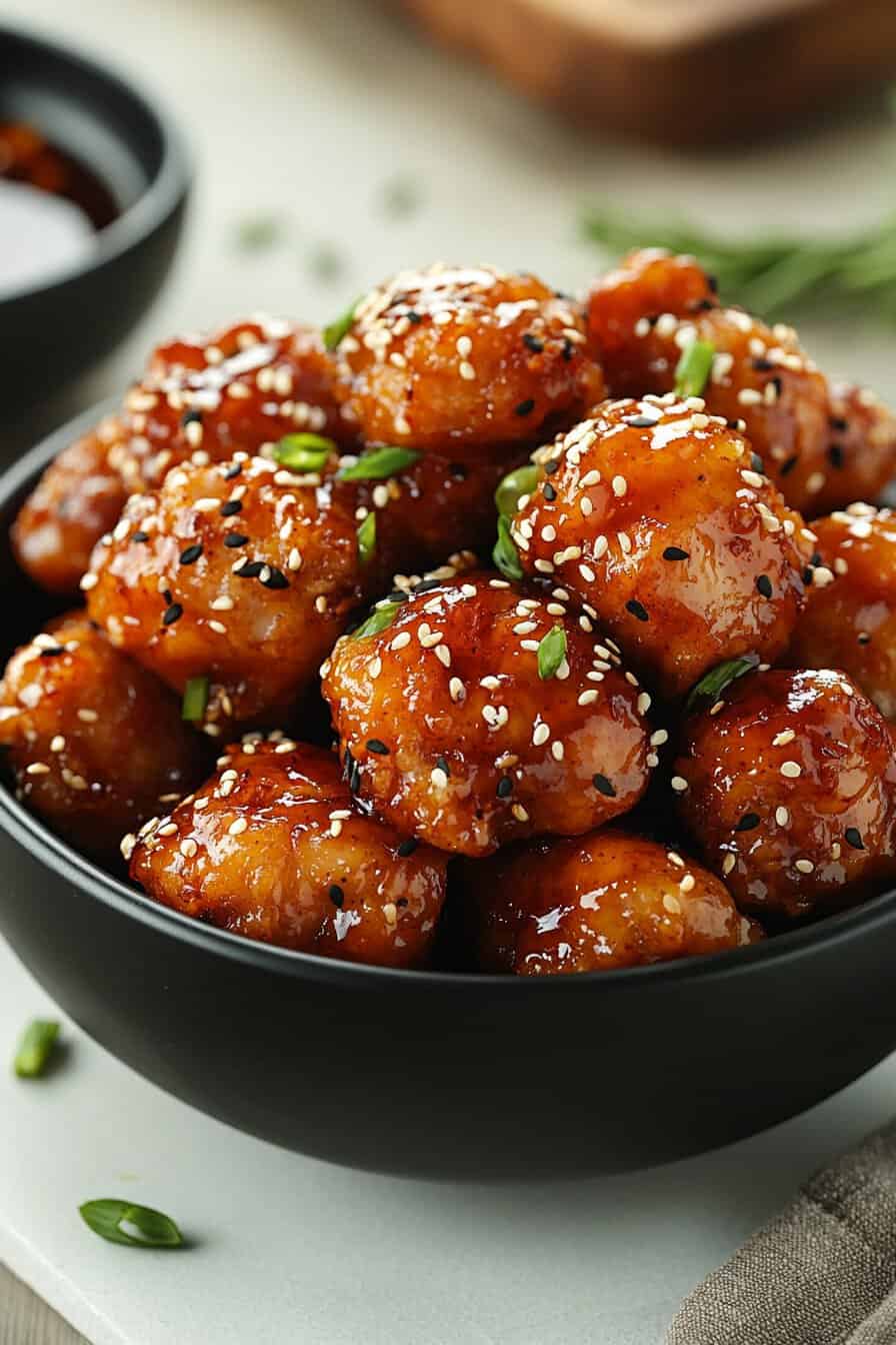Honey Garlic Chicken Bites - BeCentsational